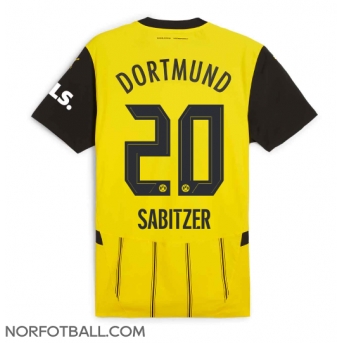 Billige Fotballdrakt Borussia Dortmund Marcel Sabitzer #20 Replika Hjemmedrakt 2024-25 Kortermet